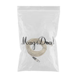 Maxbell XLR Male to Female Microphone Cable  for Guitar Amplifier Luxury Gold 1000cm
