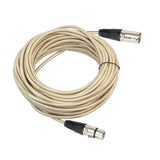 Maxbell XLR Male to Female Microphone Cable  for Guitar Amplifier Luxury Gold 1000cm