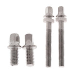 Maxbell 2 Pieces Metal Drum Tension Rods Drum Bolts Percussion Instrument Parts 10mm