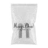 Maxbell 2 Pieces Metal Drum Tension Rods Drum Bolts Percussion Instrument Parts 10mm