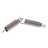 Maxbell 2 Pieces Drum Pedal Beater Mallet Springs Stainless Steel