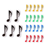 Max 5 Pieces Plastic Music Note Book Page Clip Music Stand Accessory Black