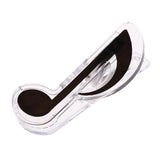 Max 5 Pieces Plastic Music Note Book Page Clip Music Stand Accessory Black
