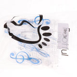 Maxbell 5 Pieces Music Note Clip Music Book Page Plastic Music Stataionary Blue