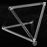 Maxbell 7inch Quartz Crystal Singing Pyramid D Note Meditation Tool