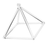 Maxbell 7inch Quartz Crystal Singing Pyramid D Note Meditation Tool