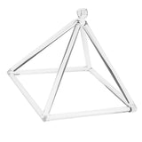 Maxbell 7inch Quartz Crystal Singing Pyramid D Note Meditation Tool