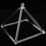 Maxbell 7inch Quartz Crystal Singing Pyramid D Note Meditation Tool