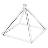 Maxbell 7inch Quartz Crystal Singing Pyramid D Note Meditation Tool