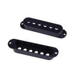 Maxbell Single Coil Pickup Cover Crontrol Knob Tip for Electric Guitar  Black