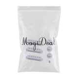 Maxbell Single Coil Pickup Cover Crontrol Knob Tip for Electric Guitar  White