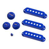 Maxbell Single Coil Pickup Cover Crontrol Knob Tip for Electric Guitar  Blue