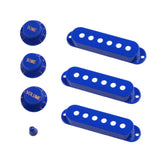 Maxbell Single Coil Pickup Cover Crontrol Knob Tip for Electric Guitar  Blue