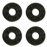 Maxbell 10 Pieces Guitar Strap Block Rubber Safety Strap Lock Washer for Guitar Bass