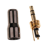 Maxbell 3.5mm Stereo Jack Plug Audio Headphone Mic Jack Plug Connector