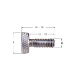 Maxbell Tremolo Bridge Tuning String Screws for Guitar Replacement Accessory Black