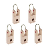 Maxbell 5 Pieces Wooden Piano Hammer Butt Plates/Flanges