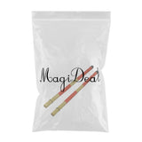 Maxbell 1 Pair of 40cm Bamboo Rod Drum Brush Drum Sticks for Jazz Folk Music Red