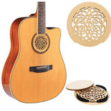 Maxbell Wood Acoustic Guitar Soundhole Cover Feedback Buster for 40'' 41'' Guitar #1