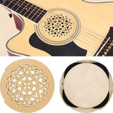 Maxbell Wood Acoustic Guitar Soundhole Cover Feedback Buster for 40'' 41'' Guitar #2