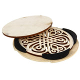 Maxbell Wood Acoustic Guitar Soundhole Cover Feedback Buster for 40'' 41'' Guitar #3