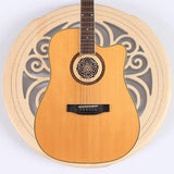 Maxbell Wood Acoustic Guitar Soundhole Cover Feedback Buster for 40'' 41'' Guitar #3