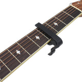 Maxbell Zinc Alloy Guitar Capo Clamp Tool Accessories 67x50x13mm Black