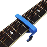 Maxbell Zinc Alloy Guitar Capo Clamp Tool Accessories 67x50x13mm Dark Blue