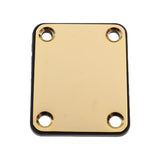 Max Maxb Guitar Bass Neck Plate with Screws for Fender Strat Tele Guitar Replacement