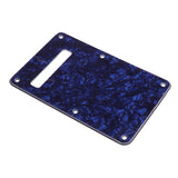 Maxbell Guitar Stripe Rear Cover Plate Back Protector for ST/SQ Parts Blue