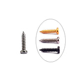 Maxbell 100 Pieces Tuning Peg Tuner Mounting Screws for Guitar Bass Nickel
