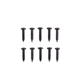 Maxbell 100 Pieces Tuning Peg Tuner Mounting Screws for Guitar Bass Black