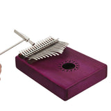 Maxbell Portable 17 Key Kalimba Mbira Finger Percussion Thumb Piano Fushcia