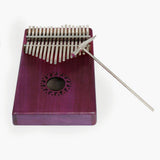 Maxbell Portable 17 Key Kalimba Mbira Finger Percussion Thumb Piano Fushcia