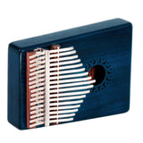 Maxbell Portable 17 Key Kalimba Mbira Finger Percussion Thumb Piano Blue