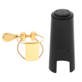 Maxbell Soprano Saxophone Ligature with Cap for Woodwind Instrument Parts