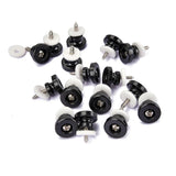 Maxbell Strap Buttons Locks Head Strap Round Head Knobs for Guitar Accessory Black