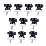 Maxbell Strap Buttons Locks Head Strap Round Head Knobs for Guitar Accessory Black