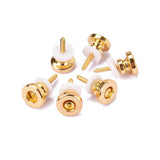 Maxbell Strap Buttons Locks Head Strap Round Head Knobs for Guitar Accessory Gold