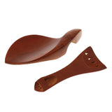 Maxbell Jujube Violin Chinrest+Tailpiece+Tuning Pegs+Endpin for Violin Fiddle 3-4