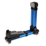 Max Foldable A Frame Guitar Stand Holder for Guitars Basses Blue