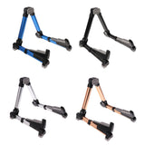 Max Foldable A Frame Guitar Stand Holder for Guitars Basses Blue
