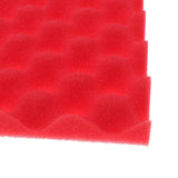 Maxbell Eggcrate Studio Acoustic Foam Sound Proof Panels Nosie Dampening Red