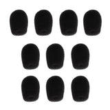Maxbell 10Pcs Foam Mic Shield Cover Microphone Windscreen Cap for Meeting  20x22x6mm
