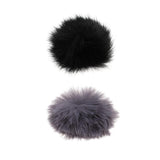 Maxbell Microphone Furry Windscreen Windshield Muff Mic Furry Cover silver gray