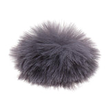 Maxbell Microphone Furry Windscreen Windshield Muff Mic Furry Cover silver gray