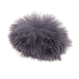 Maxbell Microphone Furry Windscreen Windshield Muff Mic Furry Cover silver gray