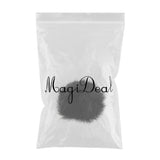 Maxbell Fur Windscreen Windshield Wind Muff for Lavalier Lapel Microphone Mic Black