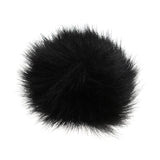 Maxbell Fur Windscreen Windshield Wind Muff for Lavalier Lapel Microphone Mic Black