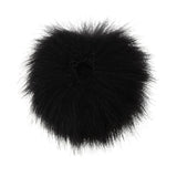Maxbell Fur Windscreen Windshield Wind Muff for Lavalier Lapel Microphone Mic Black